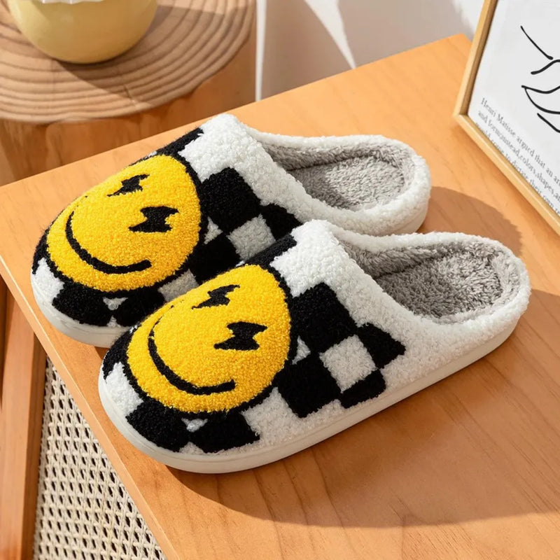 Pantufa Pezinho Feliz com Xadrez