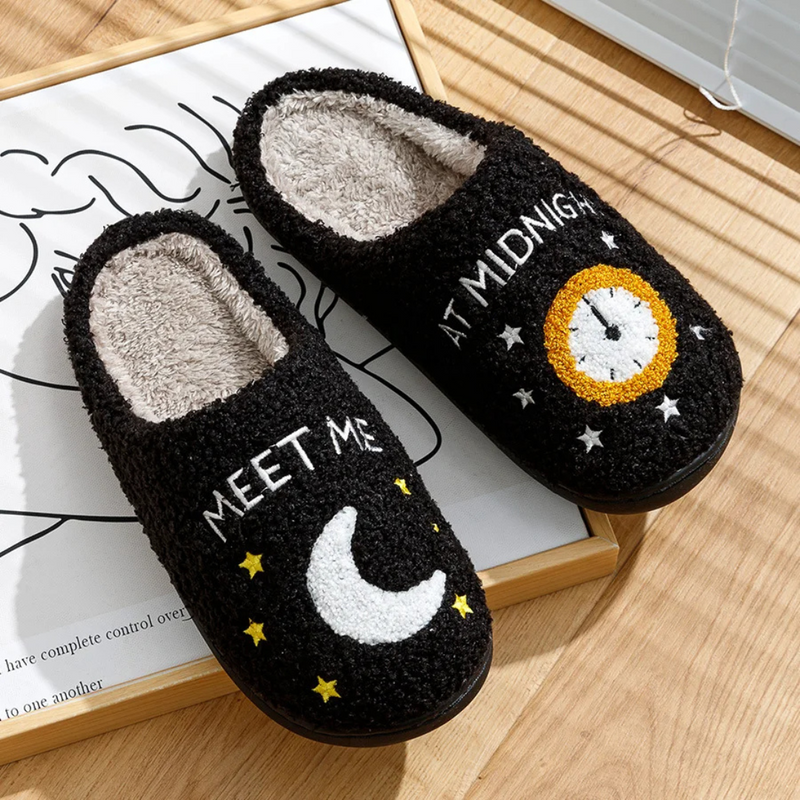 Pantufa dia e noite preta