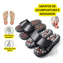 Sapato de bem-estar acupuntura e massagem