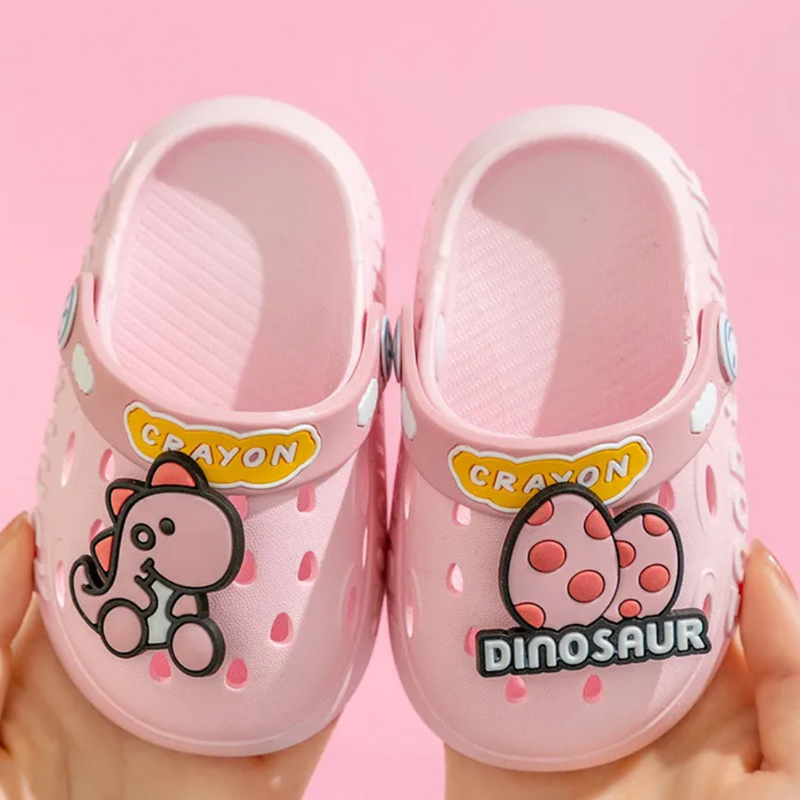 Chinelo infantil colorido Dinosssauro