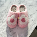 Pantufa Flor Rosa