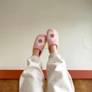 Pantufa Flor Rosa