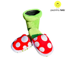 Pantufa Carnívora Super Mário + Suporte de Brinde