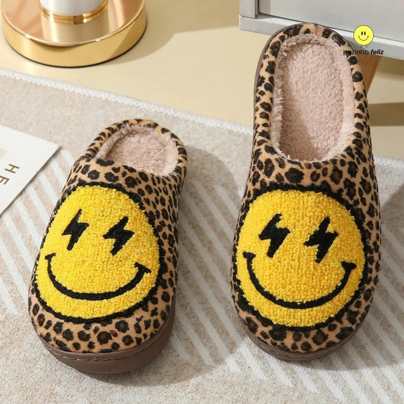 Pantufa Pezinho Feliz com Xadrez