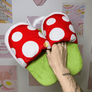 Plantufa Carnívora Super Mario + Suporte de Brinde 🎁 🪴 - Pezinho Feliz 