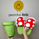 Plantufa Carnívora Super Mario + Suporte de Brinde 🎁 🪴 - Pezinho Feliz 